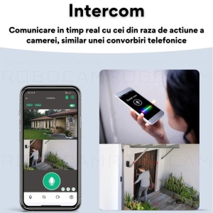 Camera Supraveghere DUBLA 2 Ecrane Diferite, ZOOM 10X cu Panou Solar, Cartela SIM, 8MP, 3G/4G - Summer Sale - Img 6