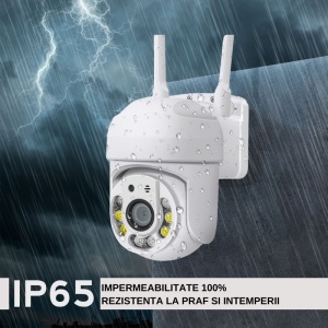 Camera Supraveghere IP Wi-Fi 5MP V1 + Card Micro SD 32 - Img 2