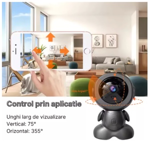 Camera Baby WiFi, Microfon, Infrarosu, Detectie Miscare - Img 7