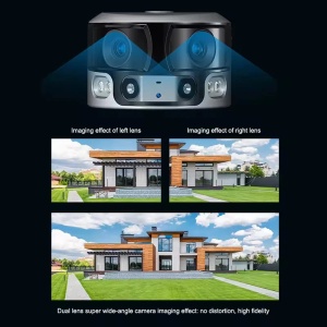 Cameră Supraveghere 4G cu Panou Solar, Audio, Vedere Nocturnă, Detecție Mișcare, Control prin Telefon - Img 6