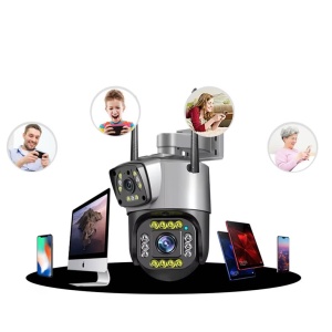Camera de Supraveghere, 2 Ecrane, Inteligenta 350, 4G + Cablu Lan, 4K, 8 MP. 1080P + CADOU CARD SD64GB SI CARTELA CU INTERNET - Summer Sale - Img 8