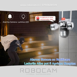 Camera de Supraveghere WIFI 8K, 16MP, Zoom 10X, 4 lentile, 3 ecrane - Img 9