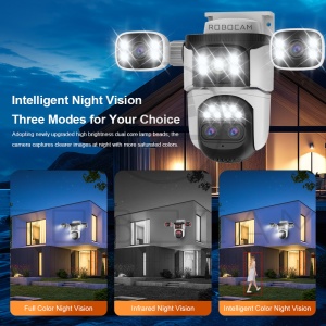Camera IP Speed Dome WiFi 6 , 4 Ecrane, zoom 10x, 8 MP, Auto-Tracking, IR 30m, Audio Bidirecțional - Img 6