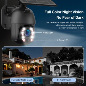 Cameră Supraveghere 4G Solară cu Zoom Optic 10X, 5MP, AI și Viziune Nocturnă Color - Img 3