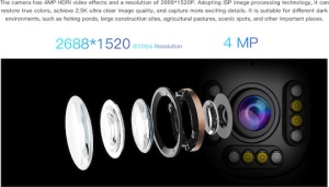 Cameră Supraveghere IP Speed Dome WiFi PTZ, Full Color, 2MP, Lentilă 4mm, Audio Bidirecțional, Slot Card, Auto Tracking, Detecție Umană, Alarmă cu Lumină Caldă - Img 3