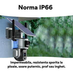 Camera Supraveghere WIFI, 4K Ultra HD, Doua Camere 4MP+4MP, 10X ZOOM OPTIC - Img 4