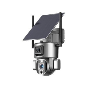 Camera Supraveghere Cartela SIM 4G, 4K Ultra HD, Doua Camere 4MP+4MP, 10X ZOOM OPTIC , Incarcare Solara