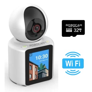 Video Camera Baby Monitor - AI 360grade, WiFi, Detectie Plans si Miscare + CARD SD 32 - Img 1