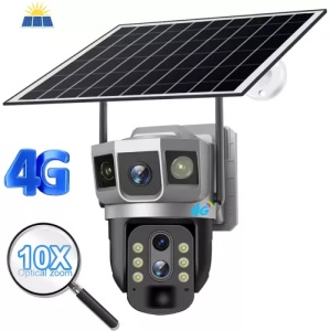 Camera de Supraveghere, 4G, Incarcare Solara, 3 Ecrane, 8mp - Img 6