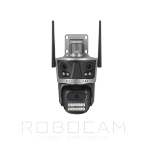 Cameră de Supraveghere Inteligentă WiFi cu 3 Lentile și Recunoaștere AI - Img 2