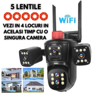 Camera de Supraveghere WIFI 8K, 16MP, Zoom 10X - Img 3