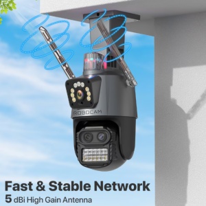 Camera De Supraveghere WIFI, 8MP, 2 Ecrane, Alarma, Detectie Umana - Img 4