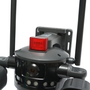 Camera supraveghere Ai 4G, WIFI 2.4GHz cu 1 obiectiv rotativ 360 PTZ, 1 Obiectiv dubla vedere wide + 2 obiective flash, panou solar 8W, detectie umana, infrarosu, alarma si aplicatie V380 Pro - Img 3