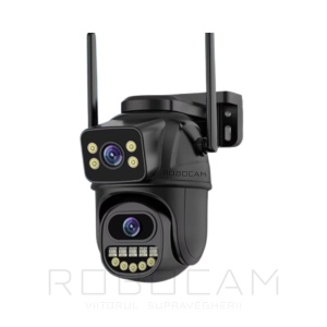 Camera De Supraveghere WiFi, 2 Vederi, iCSee, Detectie Miscare, Alarma - Img 2