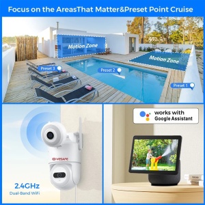 Camera De Supraveghere WIFI, 8mp HD, iCSee App - Img 3