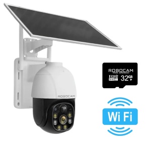 Camera IP Wi-Fi cu Panou Solar 8MP + CADOU Card Micro SD 32GB - Summer Sale - Img 1