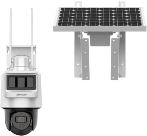 Camera supraveghere IP Speed Dome PT GSM 4G HikVision, 4 MP, 2.8 mm, IR 30 m, microfon, difuzor, slot card, acumulator, panou solar, auto-tracking - Img 4