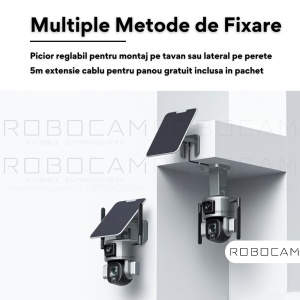 Camera Supraveghere WIFI, 4K Ultra HD, Doua Camere 4MP+4MP, 10X ZOOM OPTIC - Img 7