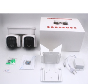 Camera WiFi Dubla, 2 Camere Rotative, Suport Prindere Colt, 4MP, Detectie si Urmarire Persoana - Img 4
