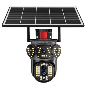 Cameră de Supraveghere 4G, Solară, Duală, Panoramica, cu 8MP, 10X ZOOM, Panou Solar și Detecție Mișcare + CARTELA SIM CADOU - Img 2