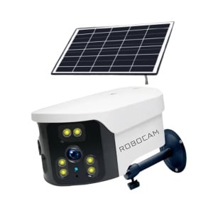 Cameră Supraveghere 4G Dual Lens – Viziune Panoramică 180°, Alarmă Inteligentă și Viziune Nocturnă Color - Img 1