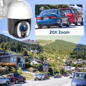 Camera Supraveghere cu Panou Solar si Cartela SIM, 5MP, 3G/4G, 20X, 30.000mah - Img 2