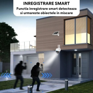 Cameră Supraveghere Exterior 4G cu Dublu Panou Solar, Cartelă SIM, 5MP, Autonomă - Img 7