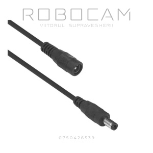 Prelungire Cablu de Alimentare, 5m, Compatibil camere CCTV 12V, WiFi - Img 4