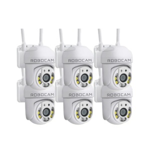 PROMO 4 Camere Supraveghere IP Wi-Fi 5MP V1 + 2 Camere