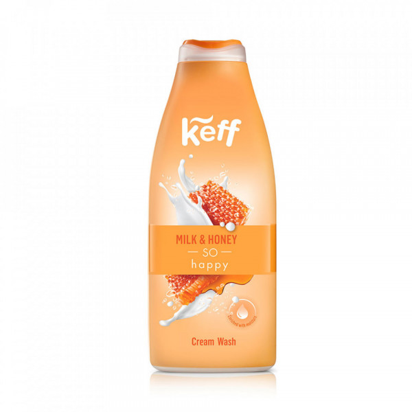 Gel de dus Keff cu Lapte & Miere 500 ml