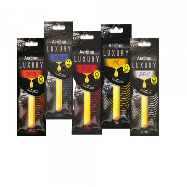 Pachet 5 x Odorizant auto tip fiola Luxury 5ml