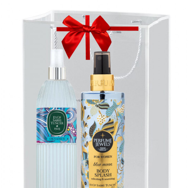 Pachet Apa de colonie Ocean 150 ml si Spray de corp Blue Moon 250 ml
