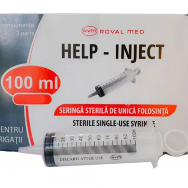 Seringă sterilă Guyon, 100 ml