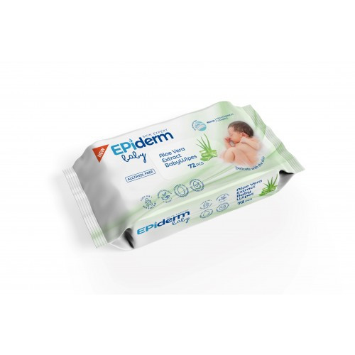 Servetele umede copii Epiderm Skin Expert Aloe Vera 72 bucati