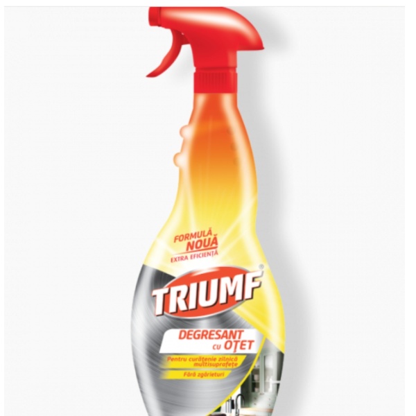 Triumf Degresant cu Oțet - Curățare Multisuprafețe, Fără Urme, 500 ml