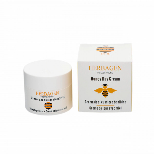 Cremă de zi SPF 15 cu miere BIO de albine 50 g