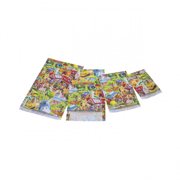 Punga cadou din hartie - Ferma Fericita (XL - 27 x 42cm)