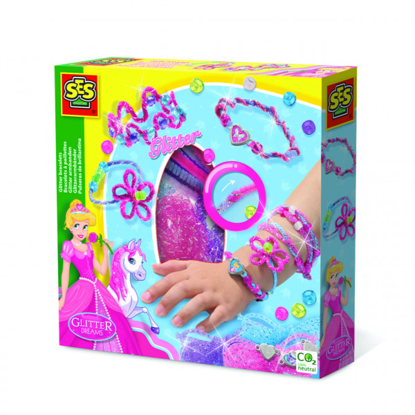 Set creativ - Bratari cu sclipici