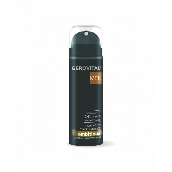 Deodorant Antiperspirant Ambitious 150 ml, Gerovital Men