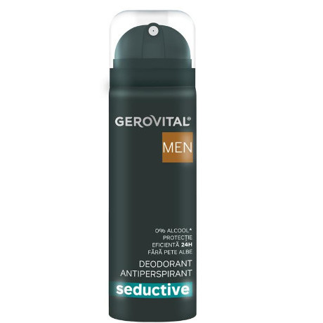 Deodorant antiperspirant Seductive 150 ml, Gerovital Men