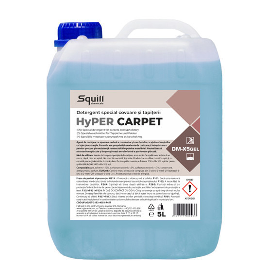 Detergent covoare, mochete si textile (tapiterii) Squill, 5L