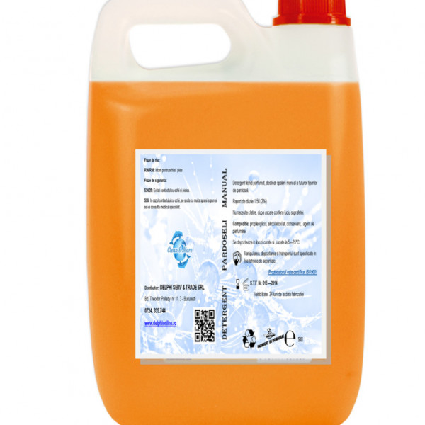Detergent manual pentru pardoseli, aroma portocala