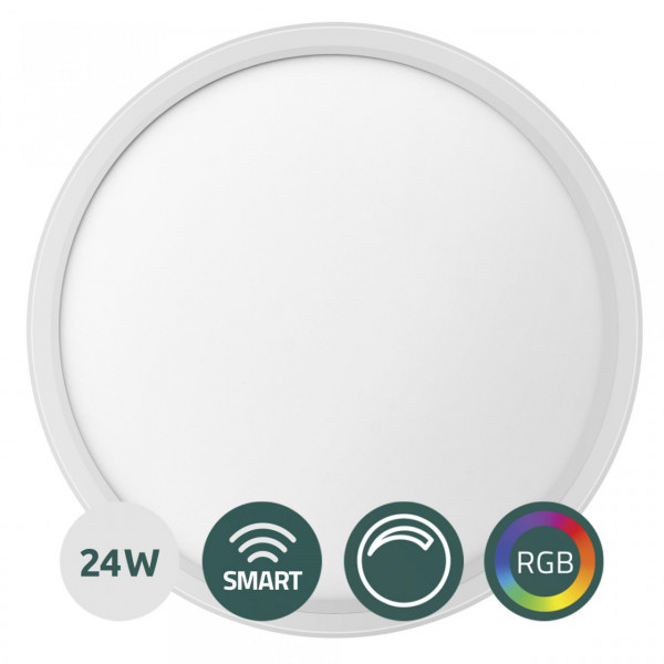 Plafoniera LED SMART SAMUS SLP420-2880LM-24W-3000/4000/6500K+RGB+DIMMER