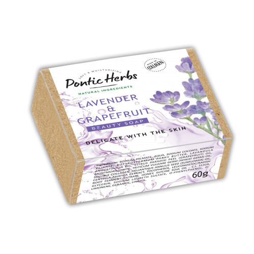 Pontic Herbs Sapun solid Lavender & Grapefruit, 60 grame