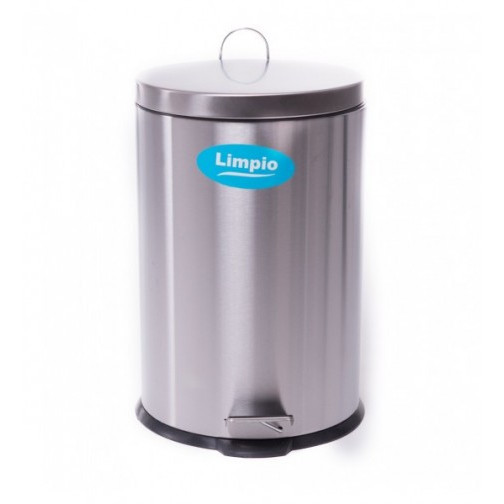 Cos gunoi, inox, 12 litri
