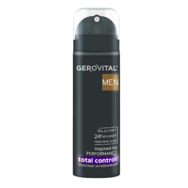 Deodorant Antiperspirant Total Control 150 ml, Gerovital Men