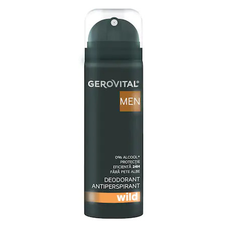 Deodorant antiperspirant Wild 150 ml, Gerovital Men