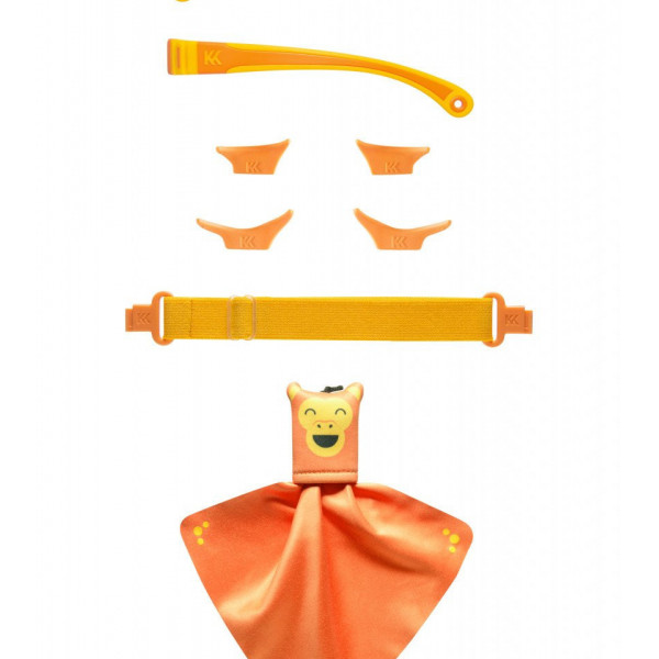 Kit accesorii pentru ochelari de soare MOKKI Click&Change, galben