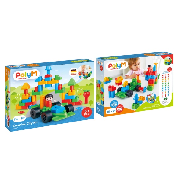 PolyM - Kit Orasul Creativ (50 piese)