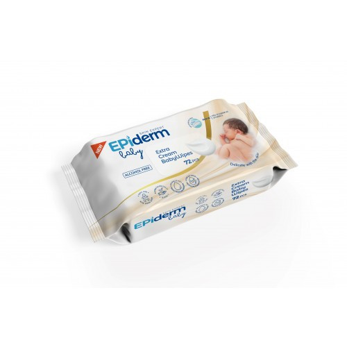 Servetele umede copii Epiderm Skin Expert Cream 72 bucati